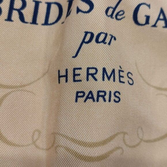 Hermès Brides De Gala Silk Scarf - Yellow & Black - Picture 2 of 6